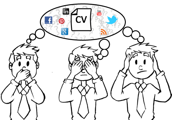 procurar emprego nas redes sociais