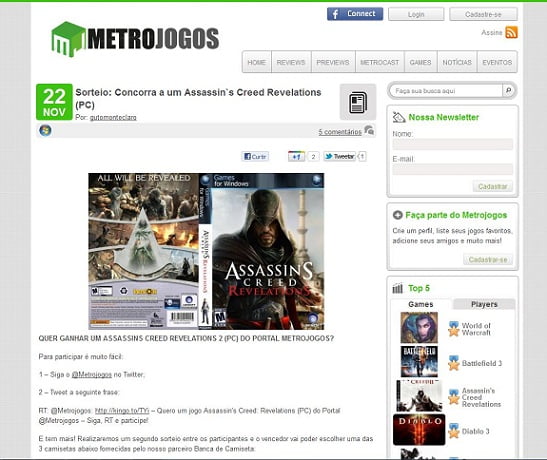 PromoÃ§Ã£o Metrojogos