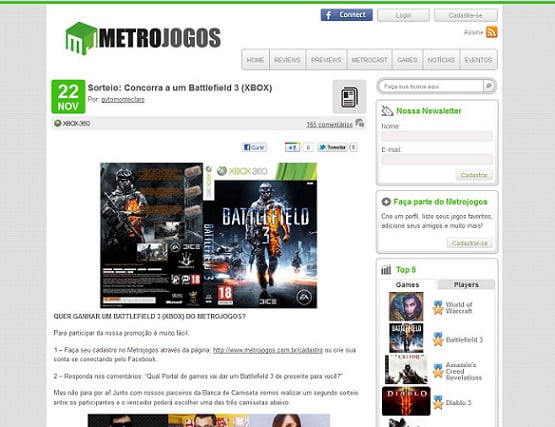 PromoÃ§Ã£o Metrojogos