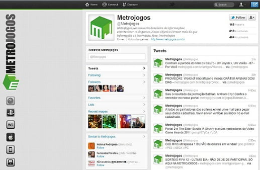 Twitter Metrojogos
