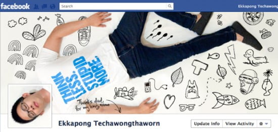 timeline do facebook