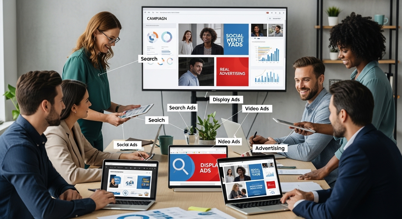 publicidade digital, marketing digital, equipa agência