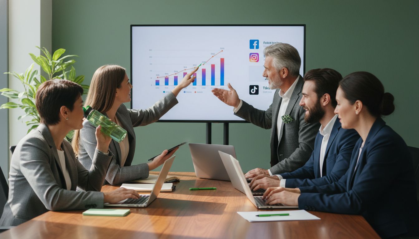 empresas redes sociais reunião